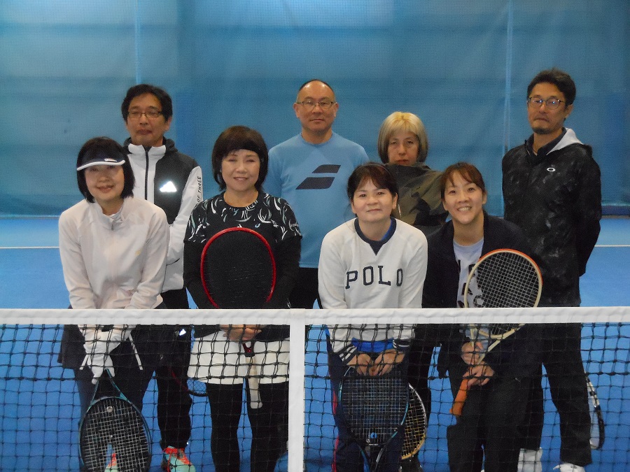 新春初打ち　１月４日ダブルス練習会